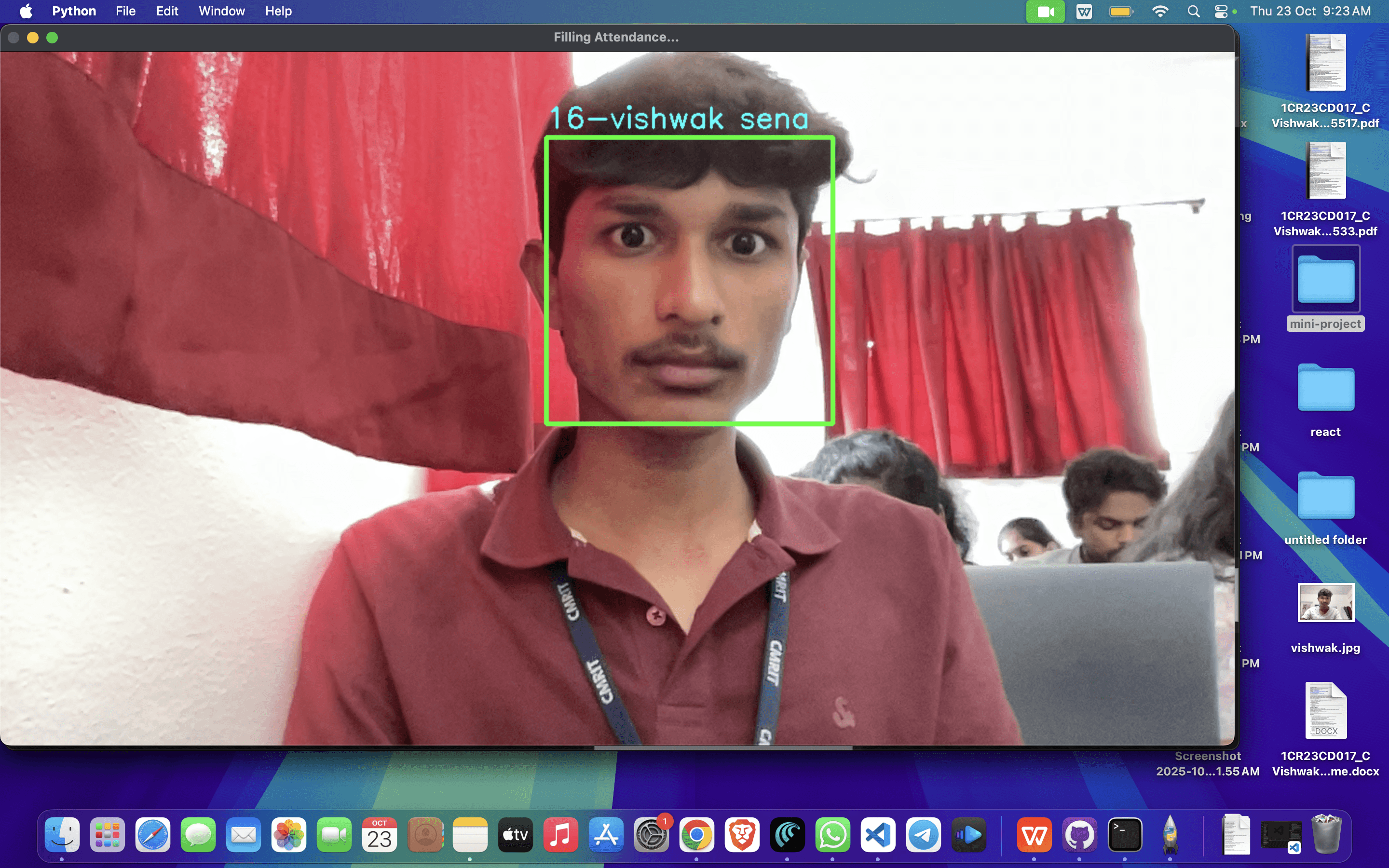 Face Recognition Attendance